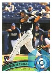 2011 Topps #83 Greg Halman RC Seattle Mariners